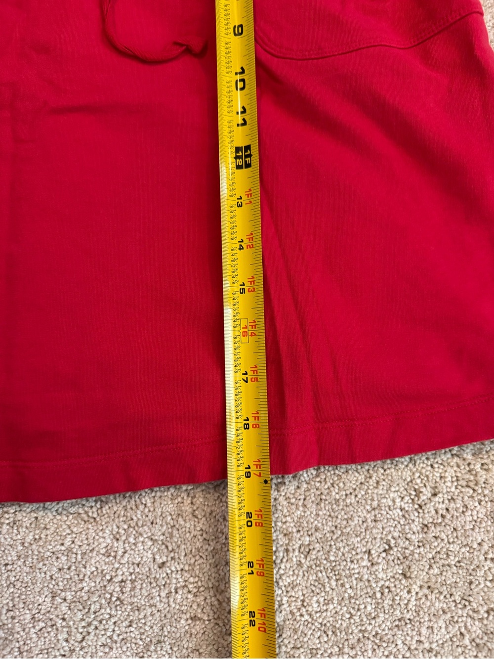 Susan Graver Red Skort - Picture 6 of 9